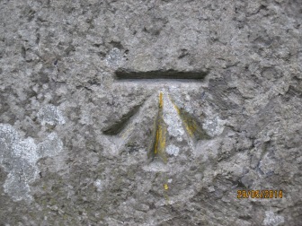 Example of a "Cut Benchmark" in Newbridge, Co. Kildare