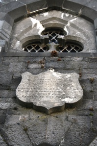 Inscription above door of Newbridge Town Hall (former Methodist Chapel)