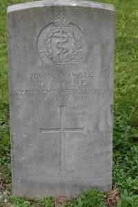 WW1 Memorial to Private T. Byrne in St. Conleth's Cemerery, Newbridge