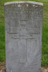 WWI Memorial to Serjeant J. J .Mulrooney in St. Conleth's Cemerery, Newbridge