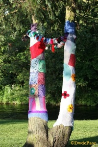 Yarn Bomb Liffey Linear Park
